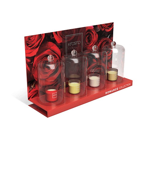 Werbestand für Parfümkerzen - przykład produktu